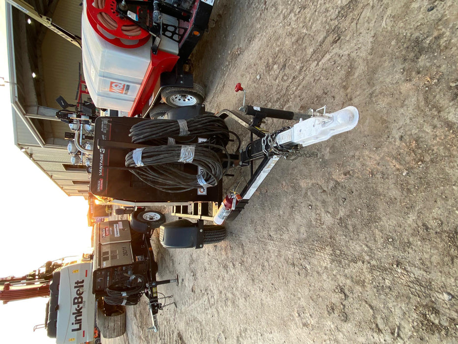 2019 Lincoln Electric Vantage 322 Ready-Pak 3, Two Wheel Trailer, Fender and Light Kit, Cable Rack