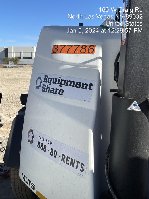 2023 Generac MLT2 Diesel, Flex Switch 120V Input, Powerzone Controller, 
(4) 320W LED Lights, 4kW Generator, 39.9 Gal Fuel Tank, 2" Ball, T3