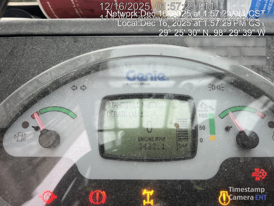 2018 Genie GTH-1056 GTH-1056 w/CAB, Solid Tires, Work Lights, 60" carriage/forks, cab mesh, beacon