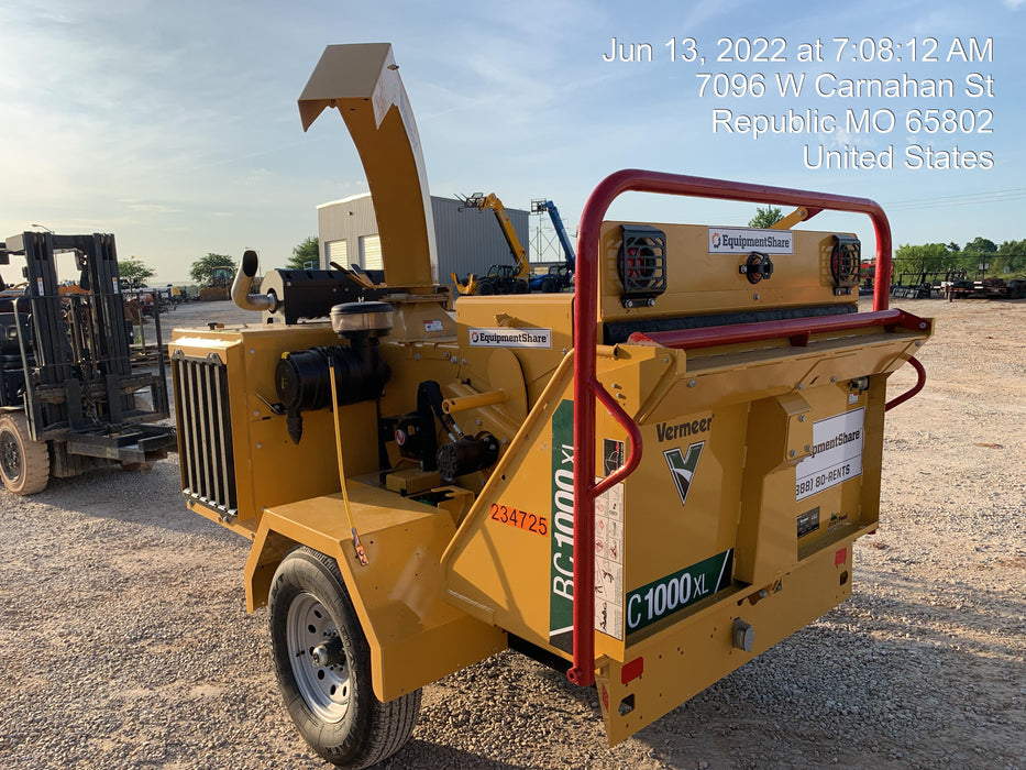 2022 VERMEER BC1000XL Diesel