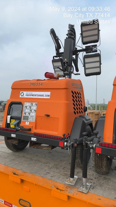 2024 Generac MLT2 Diesel, Flex Switch 120V Input, Powerzone Controller, 
(4) 320W LED Lights, 4kW Generator, 39.9 Gal Fuel Tank, 2" Ball, T3