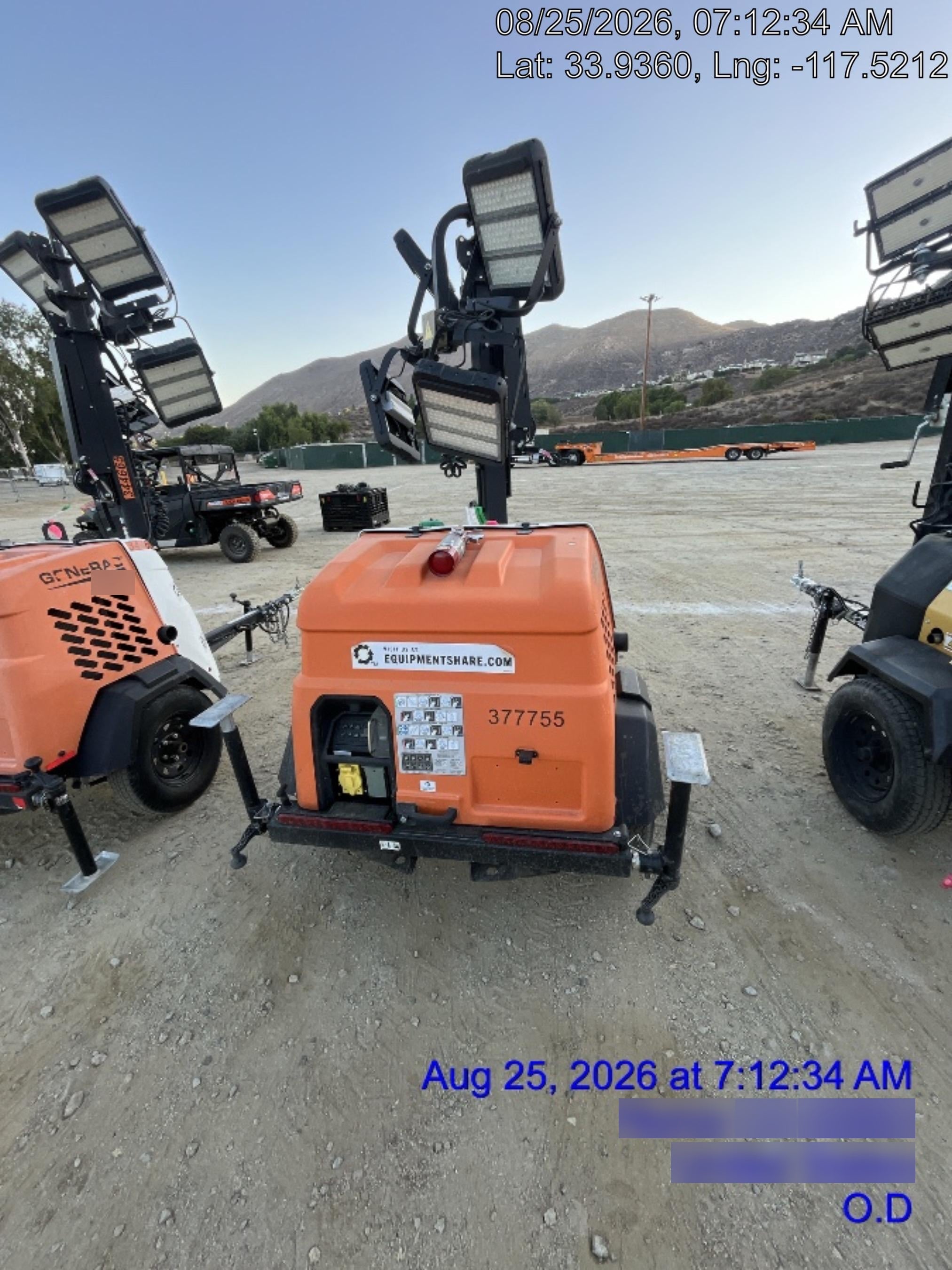 2023 Generac MLT2 Diesel, Flex Switch 120V Input, Powerzone Controller, 
(4) 320W LED Lights, 4kW Generator, 39.9 Gal Fuel Tank, 2" Ball, T3