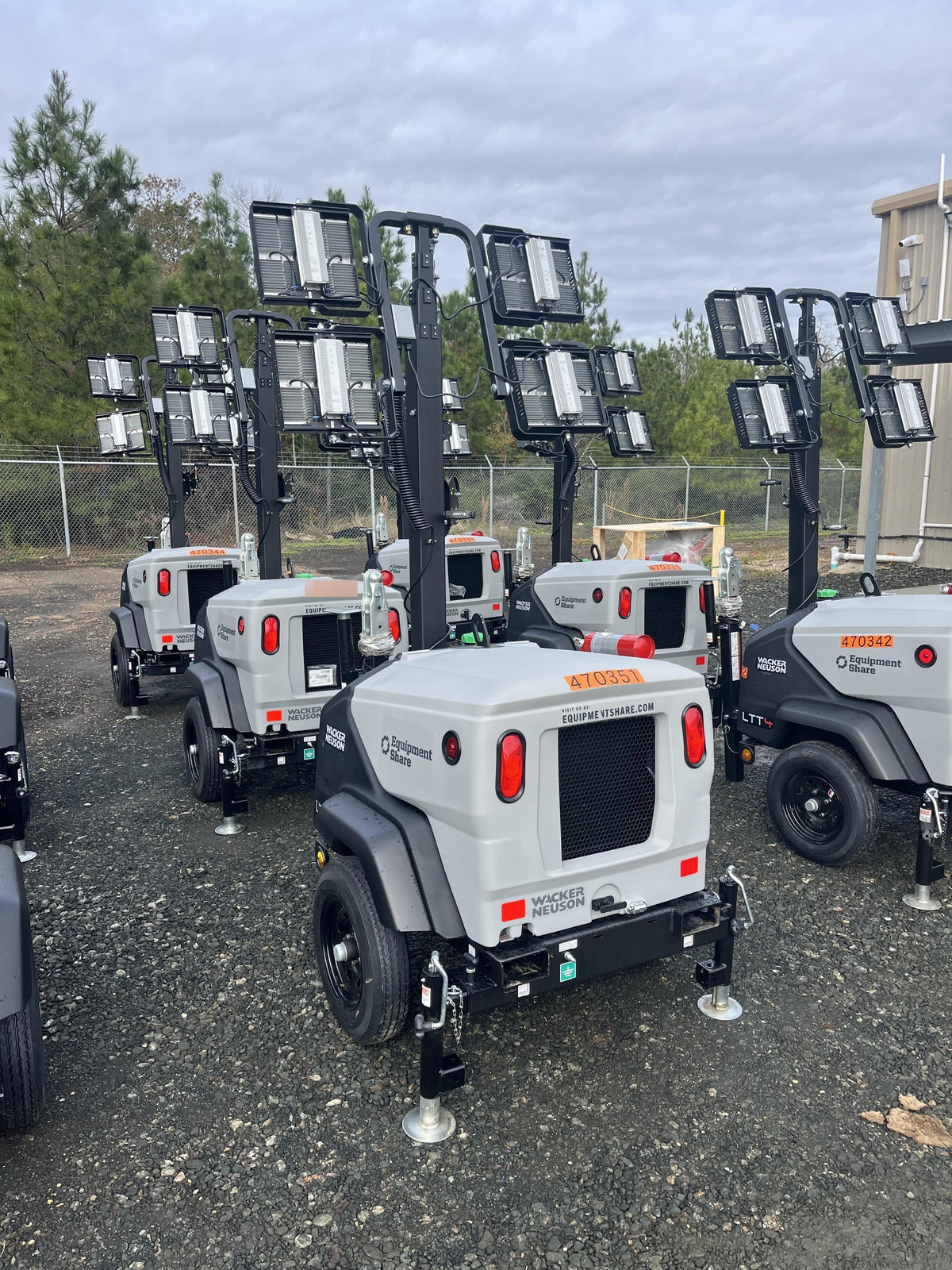2024 Wacker Neuson LTT4 Diesel, Kohler KDW702, Deep Sea Controller, Auto Start, LED 320W, Bypass Outlet, T3
