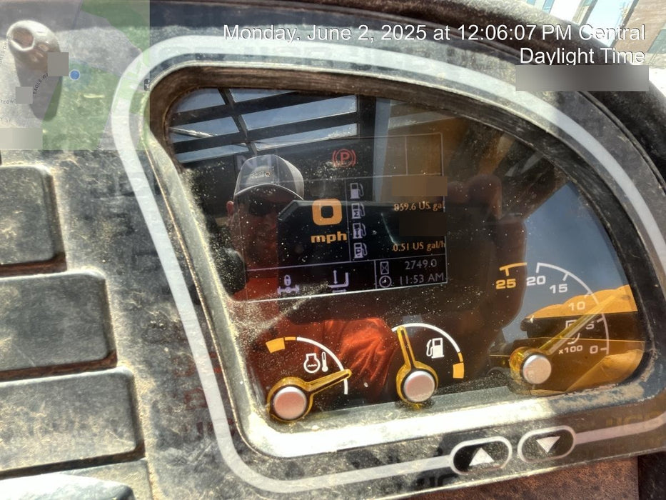 2018 JCB 509-42 JCB 509-42 Enclosed Cab, 74 HP, Solid Tires, Worklights, Beacon, Aux Hydraulics, Lifting Eye