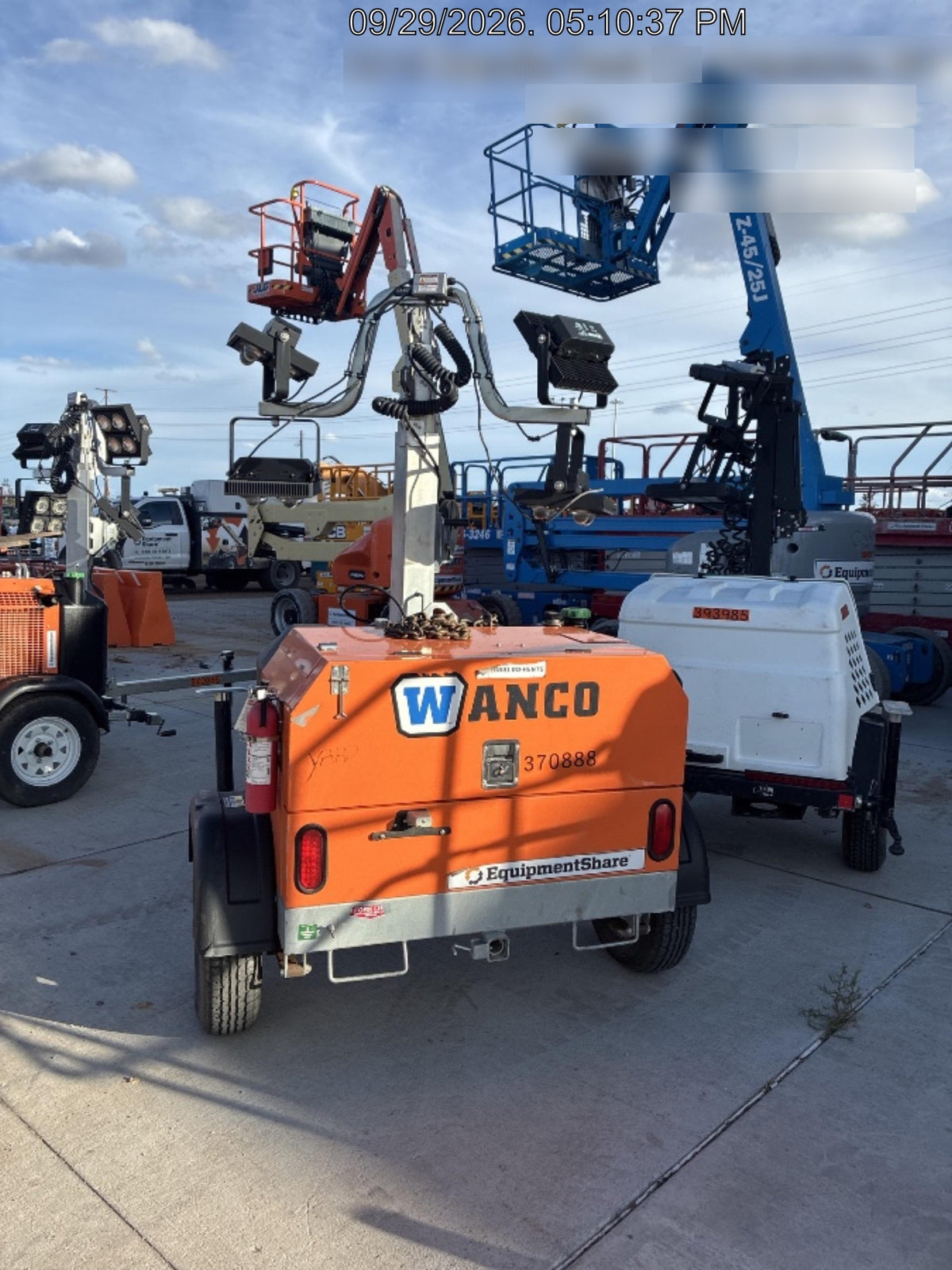 2023 Wanco WLTT-4MM4K Diesel, Deep Sea Controller, Shore Power Plug, Auto Start, (4) 350W LED Floodlights, 4kW Generator, 60 Gal Fuel Tank, 2" Ball, T3