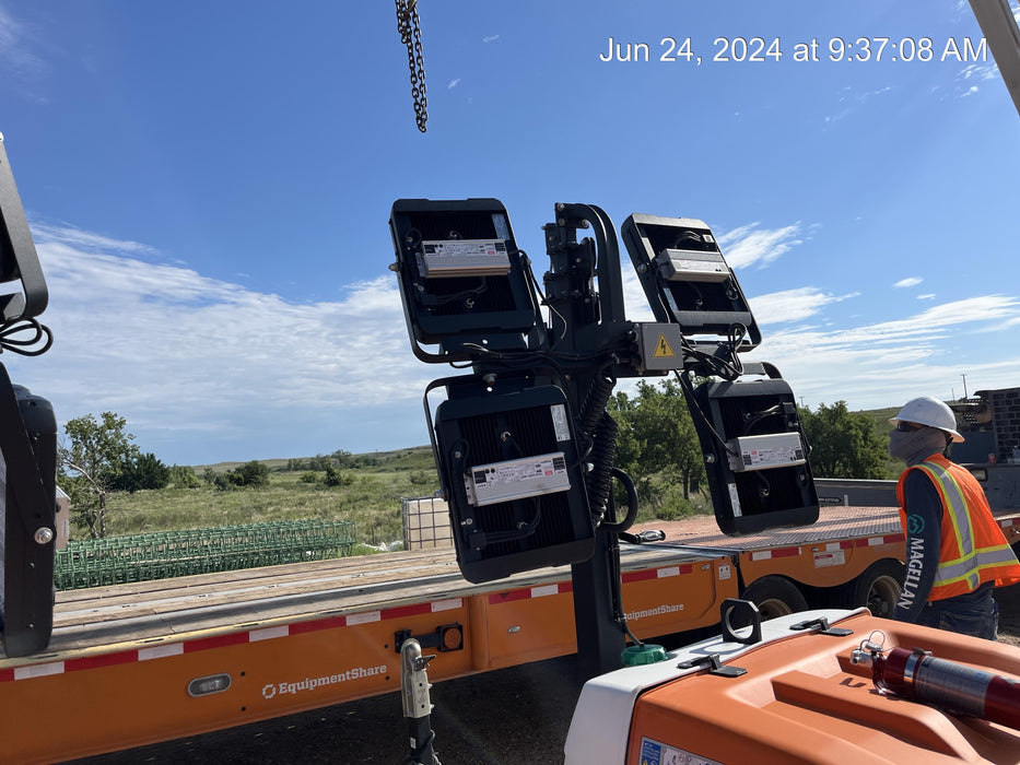 2024 Generac MLT2 Diesel, Flex Switch 120V Input, Powerzone Controller, 
(4) 320W LED Lights, 4kW Generator, 39.9 Gal Fuel Tank, 2" Ball, T3