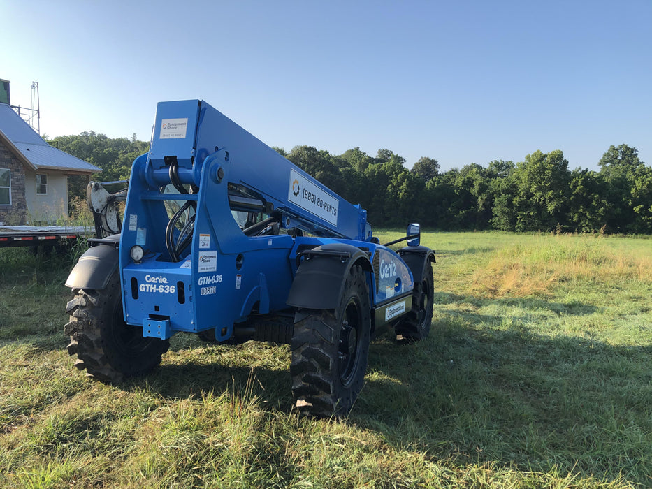 2020 Genie GTH-636 Cab/Heat/Air, Solid Tires, Work Lights, Beacon, Aux Hydraulics, Back up Alarm