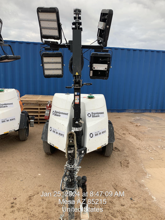 2023 Generac MLT2 Diesel, Flex Switch 120V Input, Powerzone Controller, (4) 320W LED Lights, 4kW Generator, 39.9 Gal Fuel Tank, 2" Ball, T3