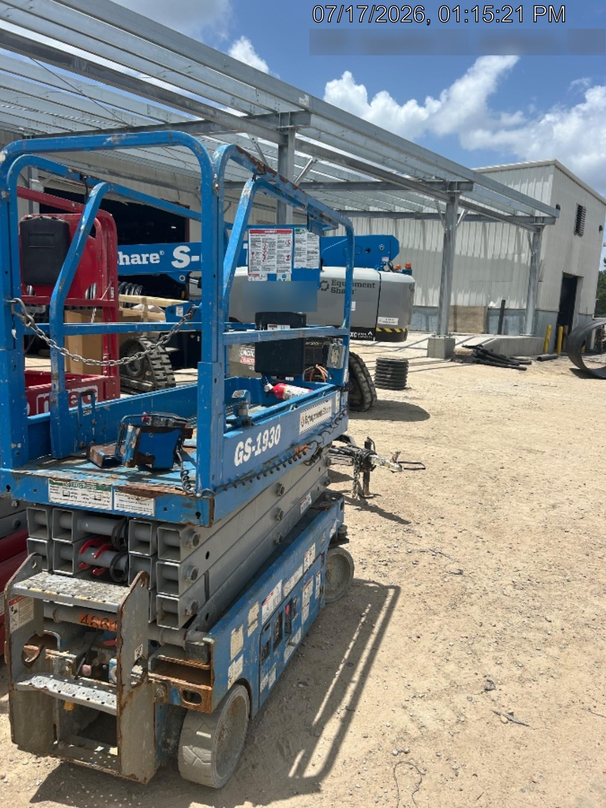 2019 Genie GS-1930 Fixed Rails with Chain Entry