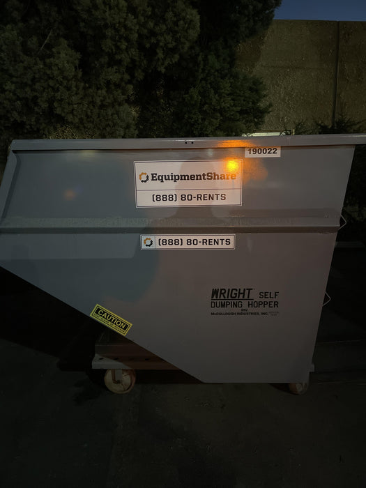 2021 GLOBAL 4cy Self-Dump Hopper w/Poly Caster Kit Global