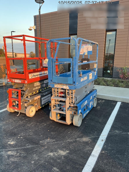 2020 Genie GS-1930 Solid Non Marking Tires, Beacon, Folding rails with half height swing gate