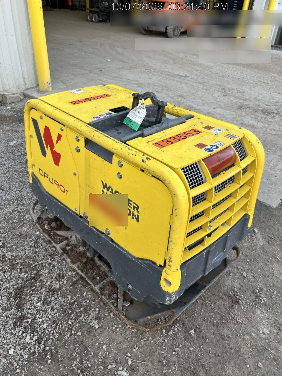 2021 Wacker Neuson DPU90r Vibration plate DPU 90rLem770