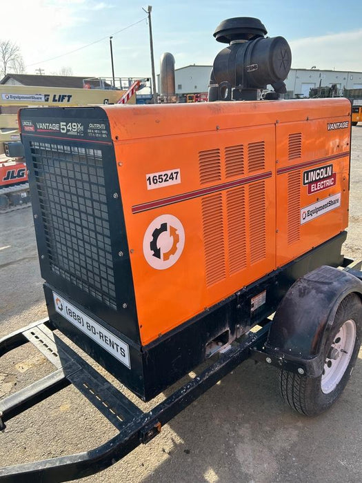 2021 Lincoln Electric Vantage 549X Ready Pak 3, ORANGE (includes trailer, cable rack, fender light kit)