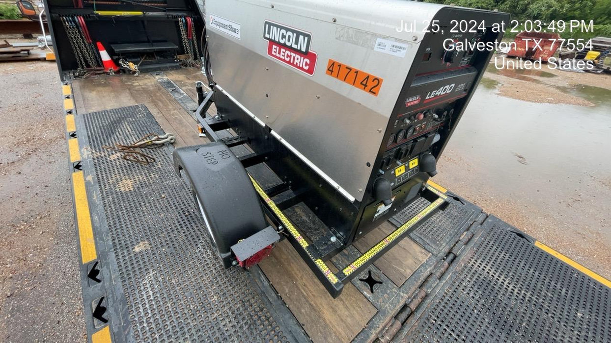 2024 Lincoln Electric LE400 Kubota V1505, Trlr, Cable Rack, Light Kit, ES Decals, T3