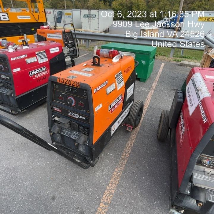 2021 Lincoln Electric Ranger 305 LPG LPG One-Pak (includes undercarriage, tank holder & tank strap) ORANGE