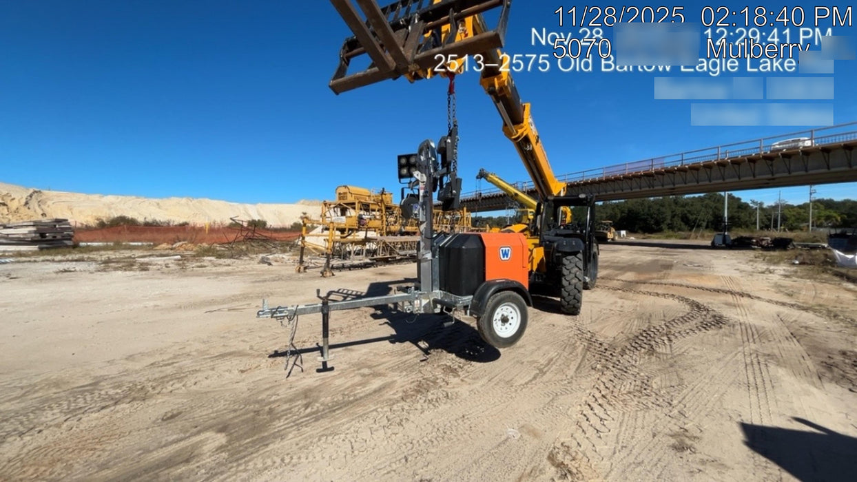 2023 Wanco WLTT-4MM4K Diesel, Deep Sea Controller, Shore Power Plug, Auto Start, (4) 350W LED Floodlights, 4kW Generator, 60 Gal Fuel Tank, 2" Ball, T3