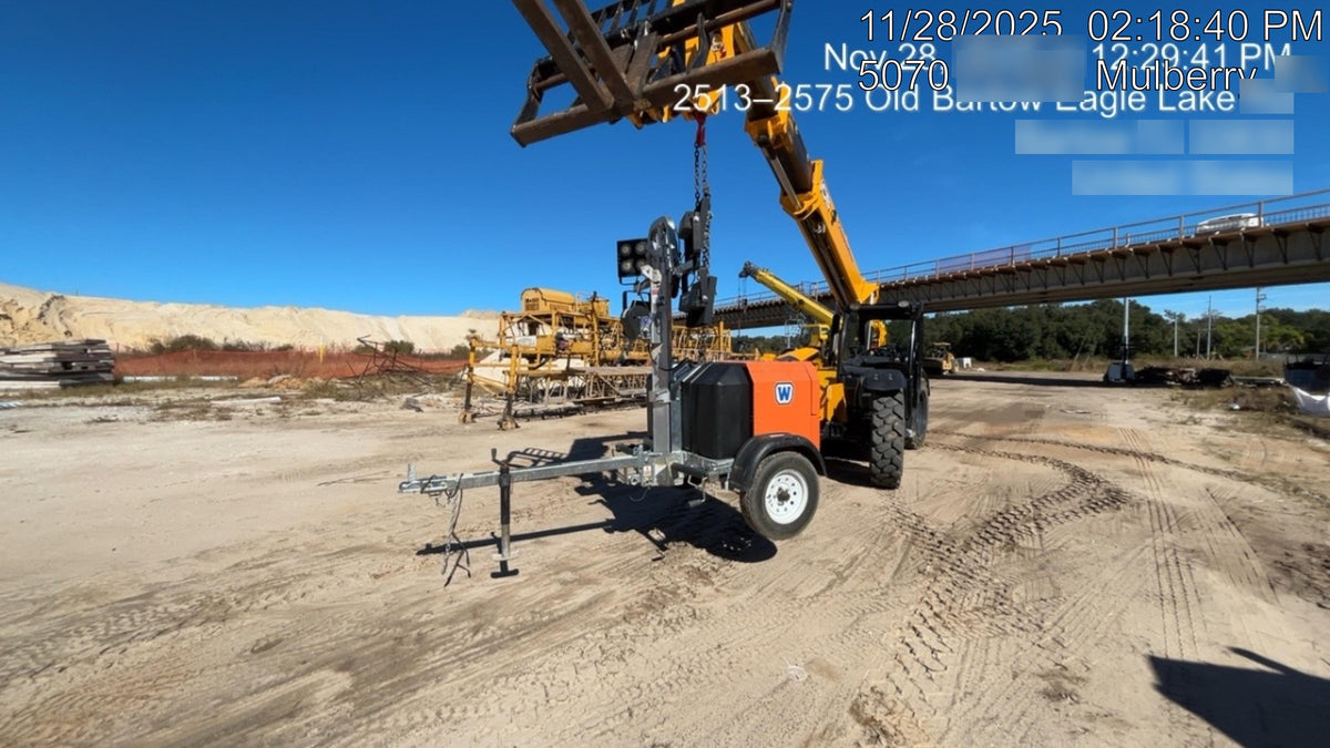 2023 Wanco WLTT-4MM4K Diesel, Deep Sea Controller, Shore Power Plug, Auto Start, (4) 350W LED Floodlights, 4kW Generator, 60 Gal Fuel Tank, 2" Ball, T3