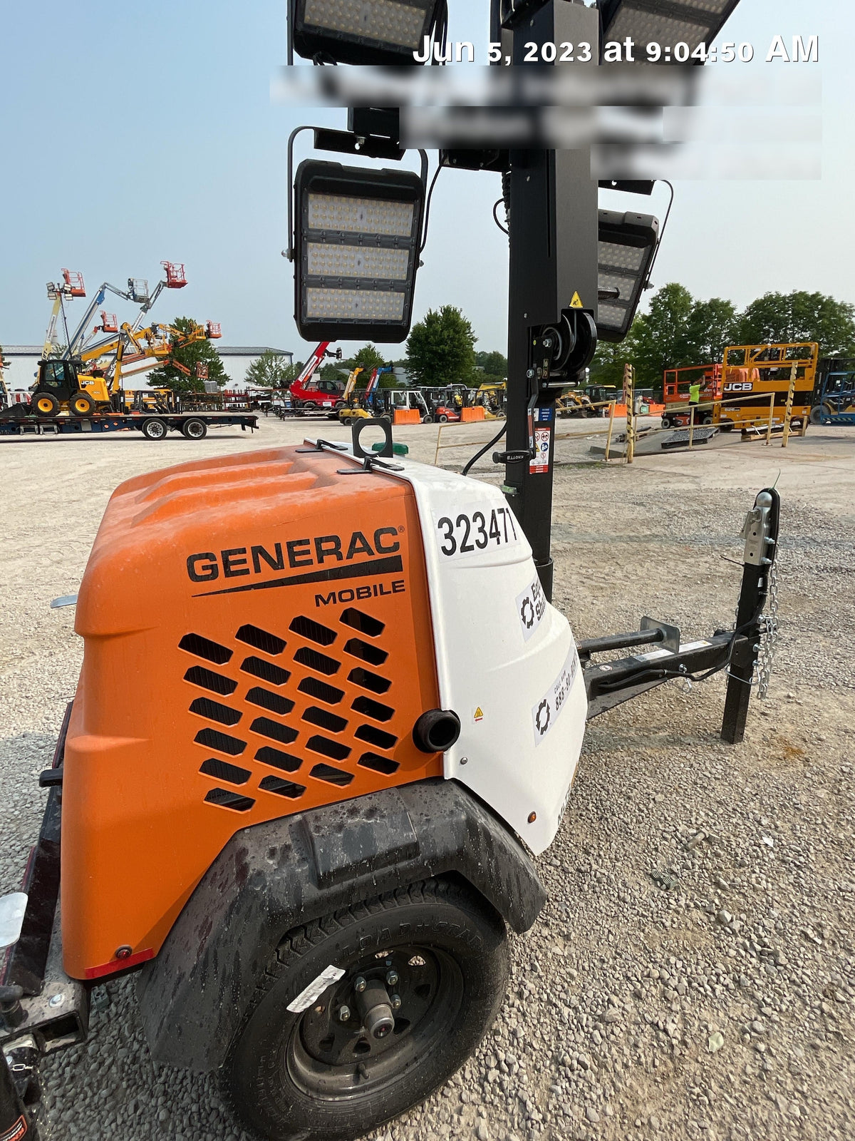 2023 Generac MLT2 Diesel, Flex Switch 120V Input, Powerzone Controller, (4) 320W LED Lights, 4kW Generator, 39.9 Gal Fuel Tank, 2" Ball, T3