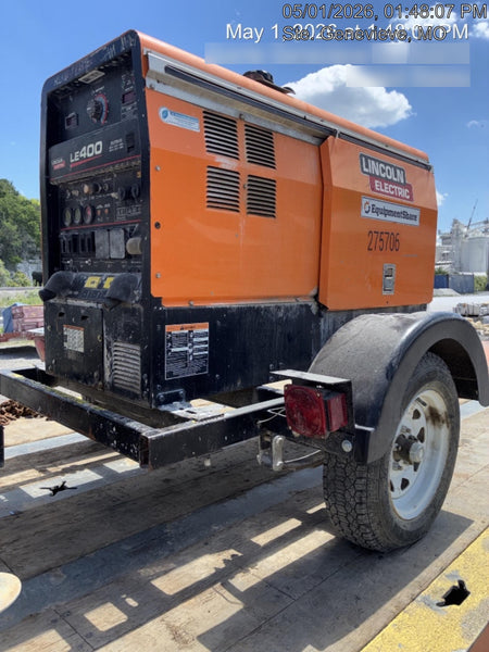 2022 Lincoln Electric LE400 Kubota V1505, Trlr, Cable Rack, Light Kit, ES Decals, T3