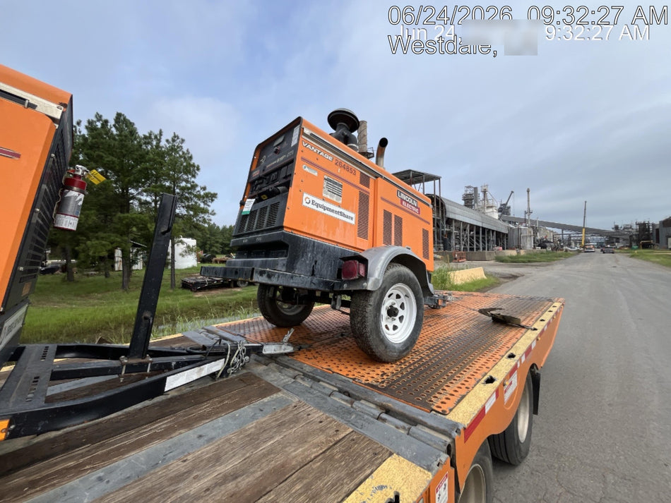 2022 Lincoln Electric Vantage 549X Crosslink Technology, Trailer Mounted, ES Decals, T3