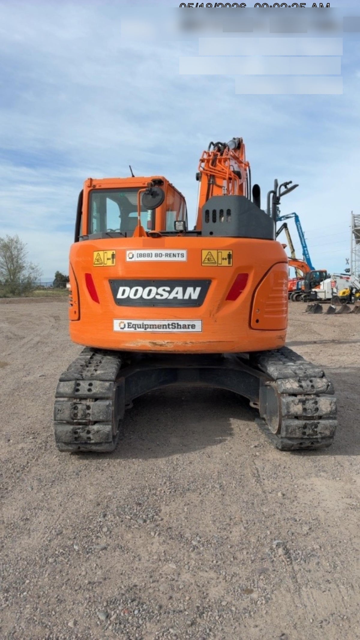 2019 DOOSAN DX140LCR-5
