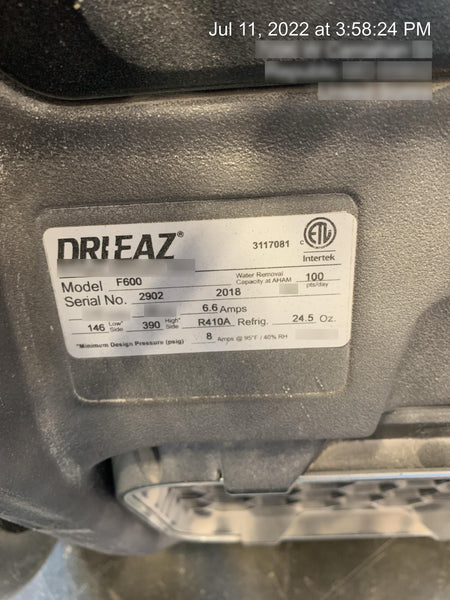 2020 DRI-EAZ LGR6000Li
