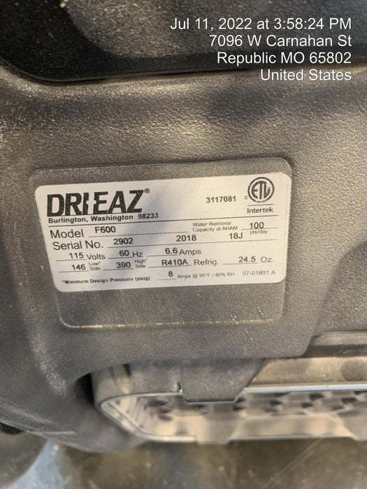 2020 DRI-EAZ LGR6000Li