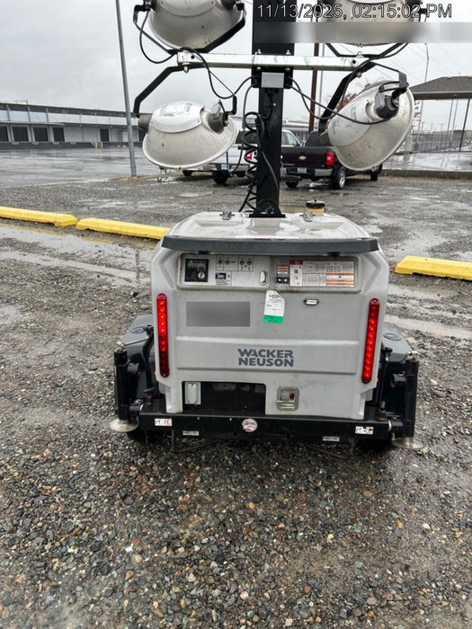 2018 Wacker Neuson LTV6L-MH Wacker Neuson LTV6L Mobile Light Tower w/Fuel Level Sensor Installed