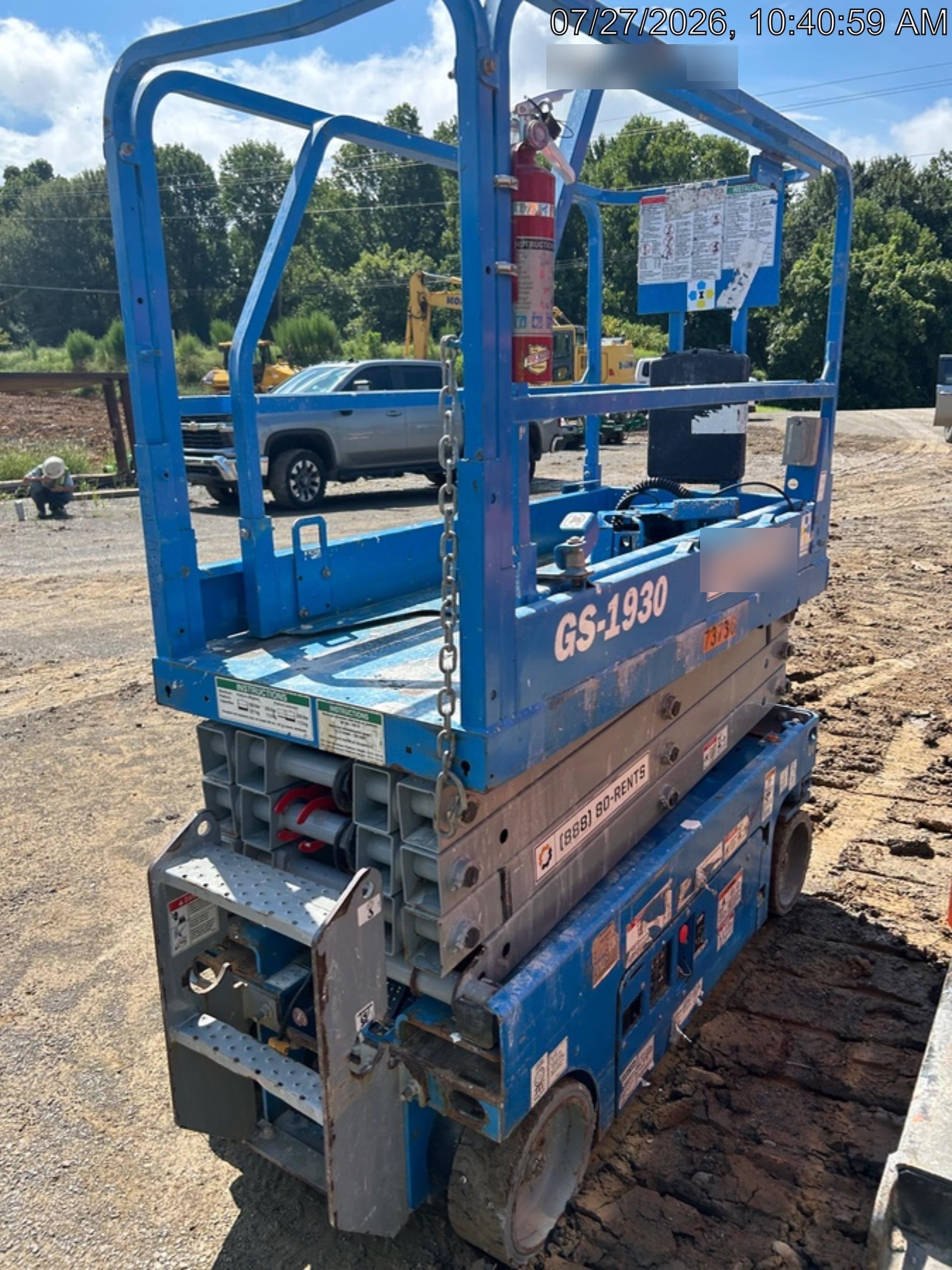 2020 Genie GS-1930 Fixed rails with chain entry gate - Pre A92.20