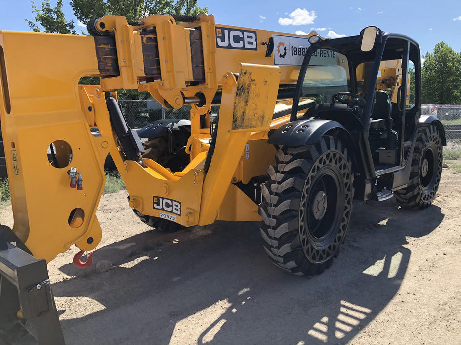 2020 JCB 510-56 Canopy, Solid Tires, Work Lights, Beacon, Aux Hydraulics, Back up Alarm, Lifting Eye, ES Decals