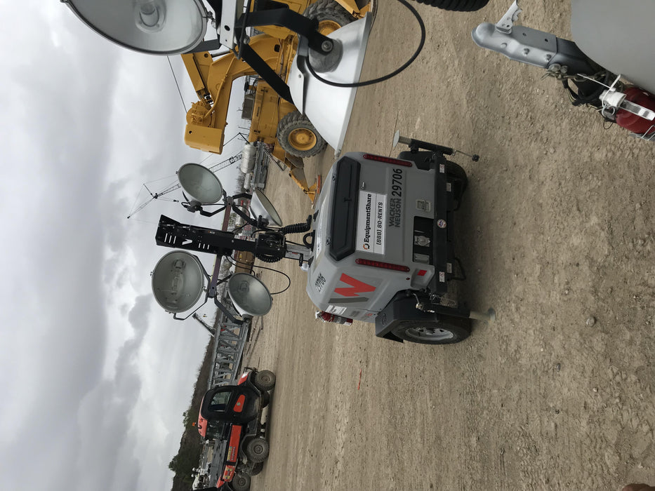 2018 Wacker Neuson LTV6K-MH Wacker Neuson LTV6K Mobile Light Tower w/Fuel Level Sensor Installed