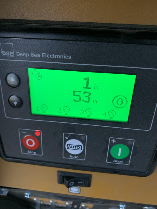 2021 Allmand NLV3GR (4) LED Light Fixture 350W, 23' Vertical Mast, 3kW Prime, Towable, Deep Sea L401, Leveling Jacks, Yanmar T4F 5.8hp