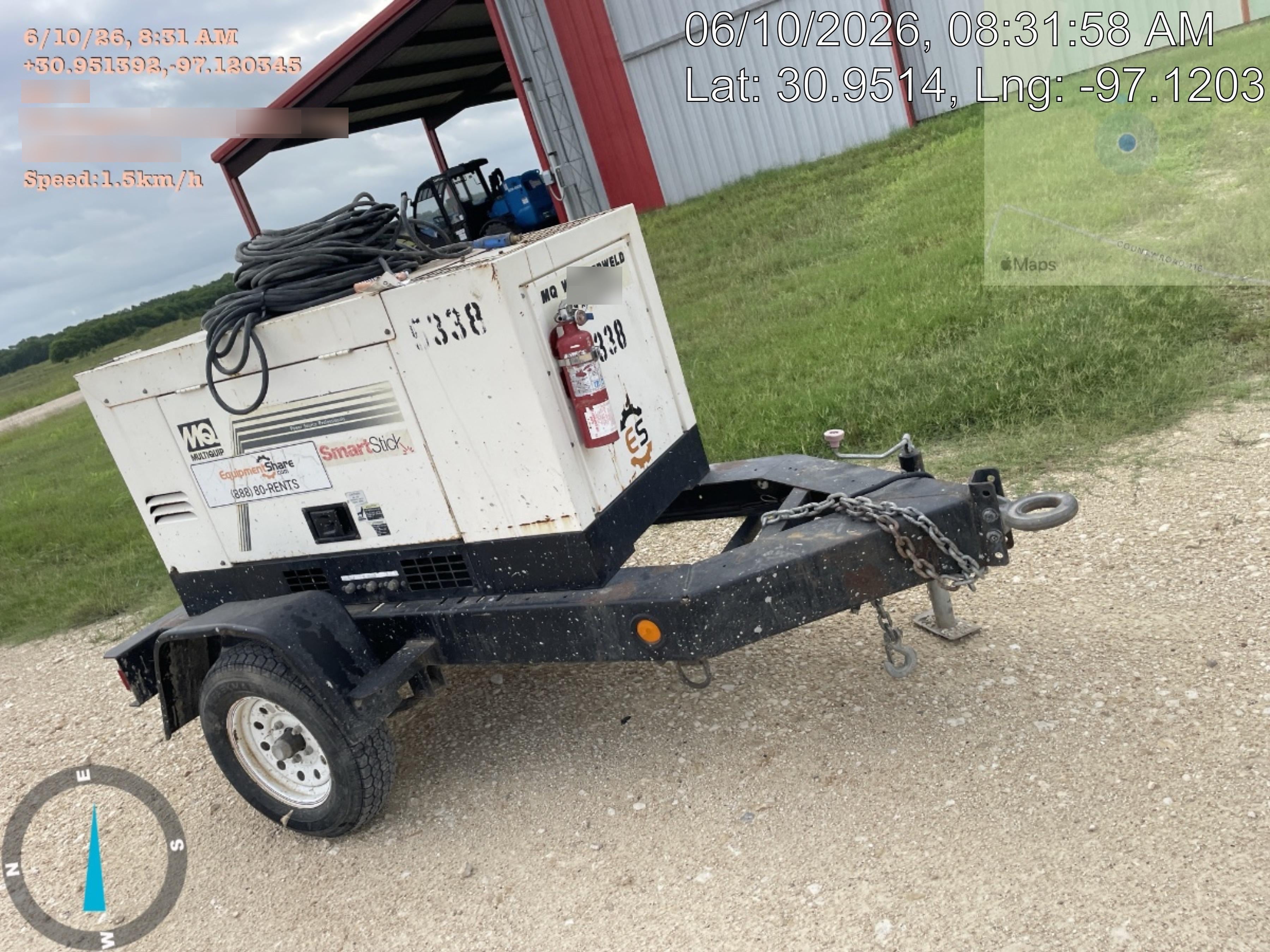 2017 Multiquip DLW400ESA4 400 amp Welder, 14kW, 120/240V, T4F Kubota