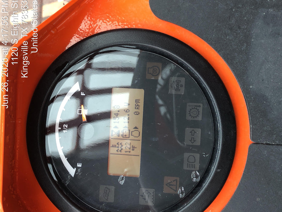 2019 Skytrak 6036 Cab/Heat/Air, Solid Tires, LED Work Lights, Beacon w/50" Carriage, 48" Pallet Forks