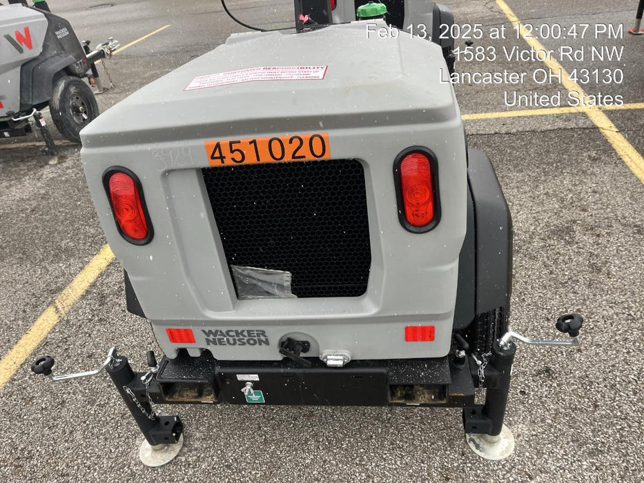 2024 Wacker Neuson LTT4 Diesel, Kohler KDW702, Deep Sea Controller, Auto Start, LED 320W, Bypass Outlet, T3