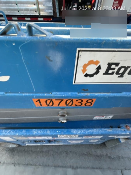 2020 Genie GS-1930 Solid Non Marking Tires, Beacon, Folding rails with half height swing gate, 800W Inverter