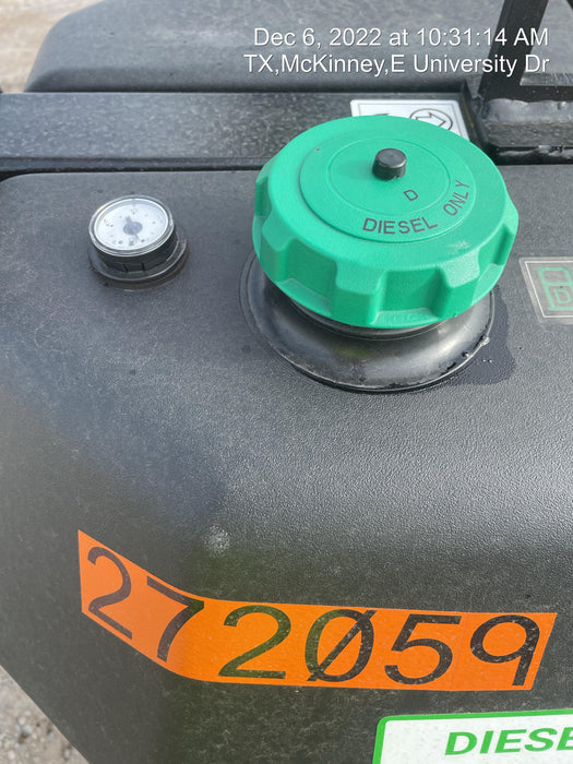 2022 Allmand NLV3GR (4) LED Light Fixture 350W, 23' Vertical Mast, 3kW Prime, Towable, ES Decals, T3