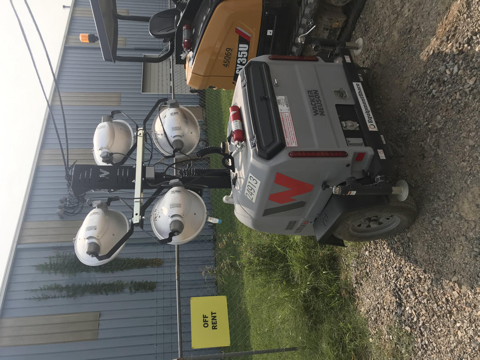 2019 Wacker Neuson LTV6L-MH Wacker Neuson LTV6L Mobile Light Tower w/Fuel Level Sensor Installed