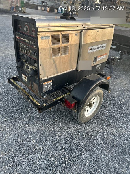 2019 Lincoln Electric Vantage 322 Lincoln Vantage 322 Welder w/Trailer, Light Kit, Cable Rack