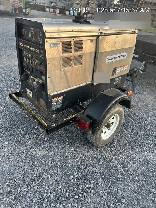 2019 Lincoln Electric Vantage 322 Lincoln Vantage 322 Welder w/Trailer, Light Kit, Cable Rack