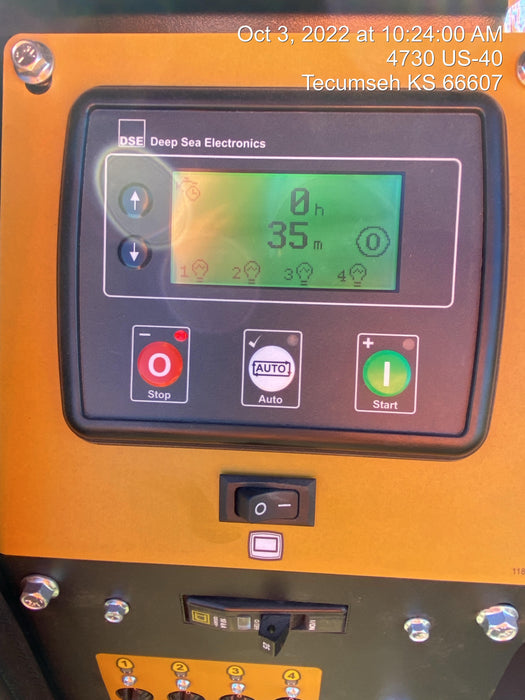 2022 Allmand NLV3GR (4) LED Light Fixture 350W, 23' Vertical Mast, 3kW Prime, Towable, ES Decals, T3