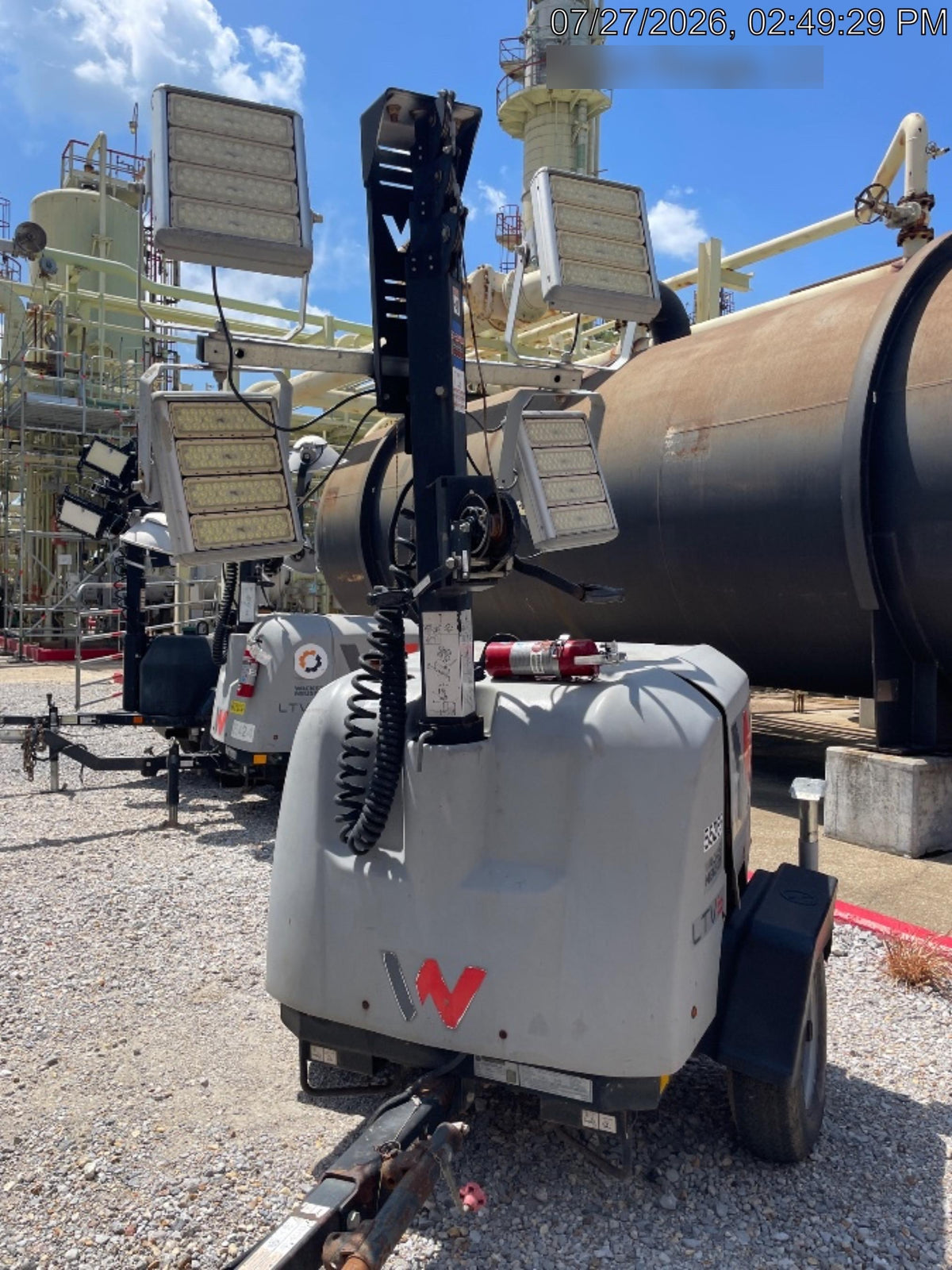 2019 Wacker Neuson LTV6K-LED Standard LED Towable Light Tower w/None