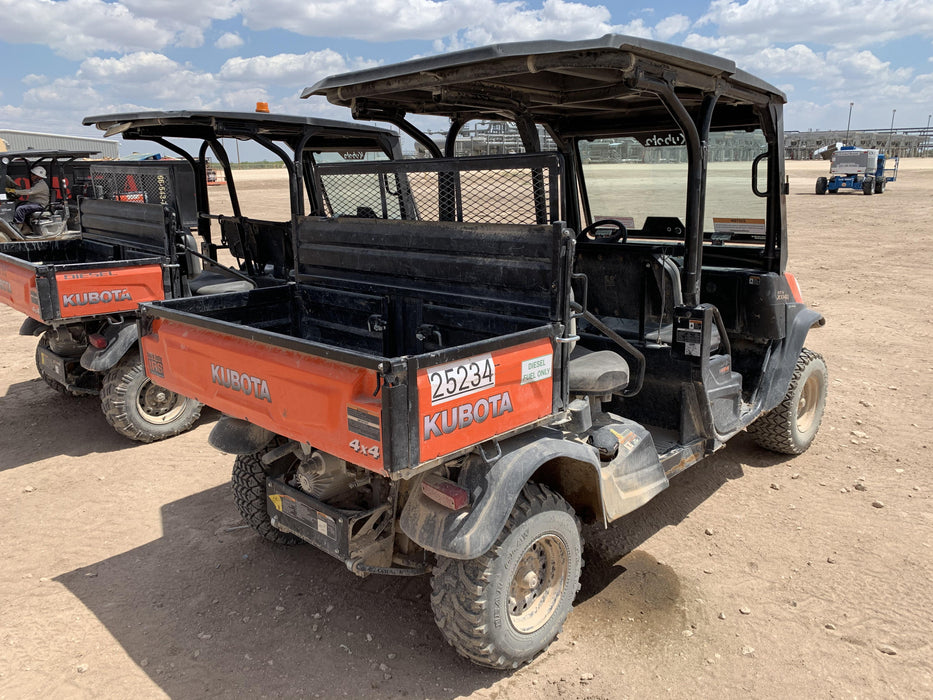 Kubota RTV-X1140W-H 4wd Utility Cart, LED Strobe, Windshield Tempered Glass, Pastic Canopy, Wire Harness Kit, Backup Alarm