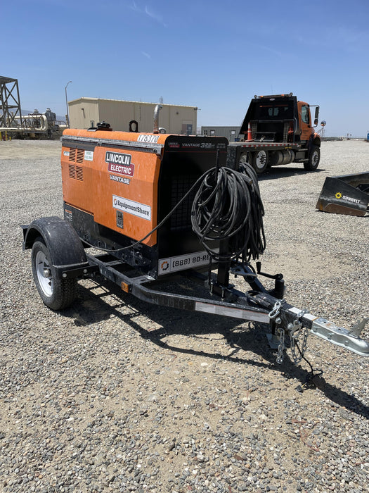 2022 Lincoln Electric Vantage 322 Trlr Mounted, Cable Rack, Light Kit, ES Decals