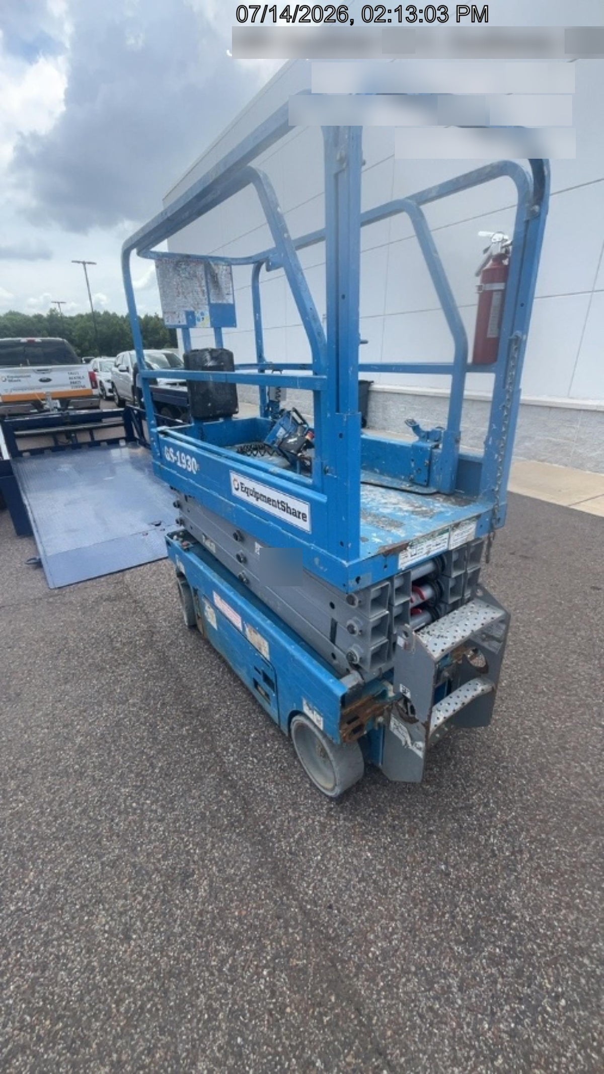 2019 Genie GS-1930 Fixed rails with chain Entry