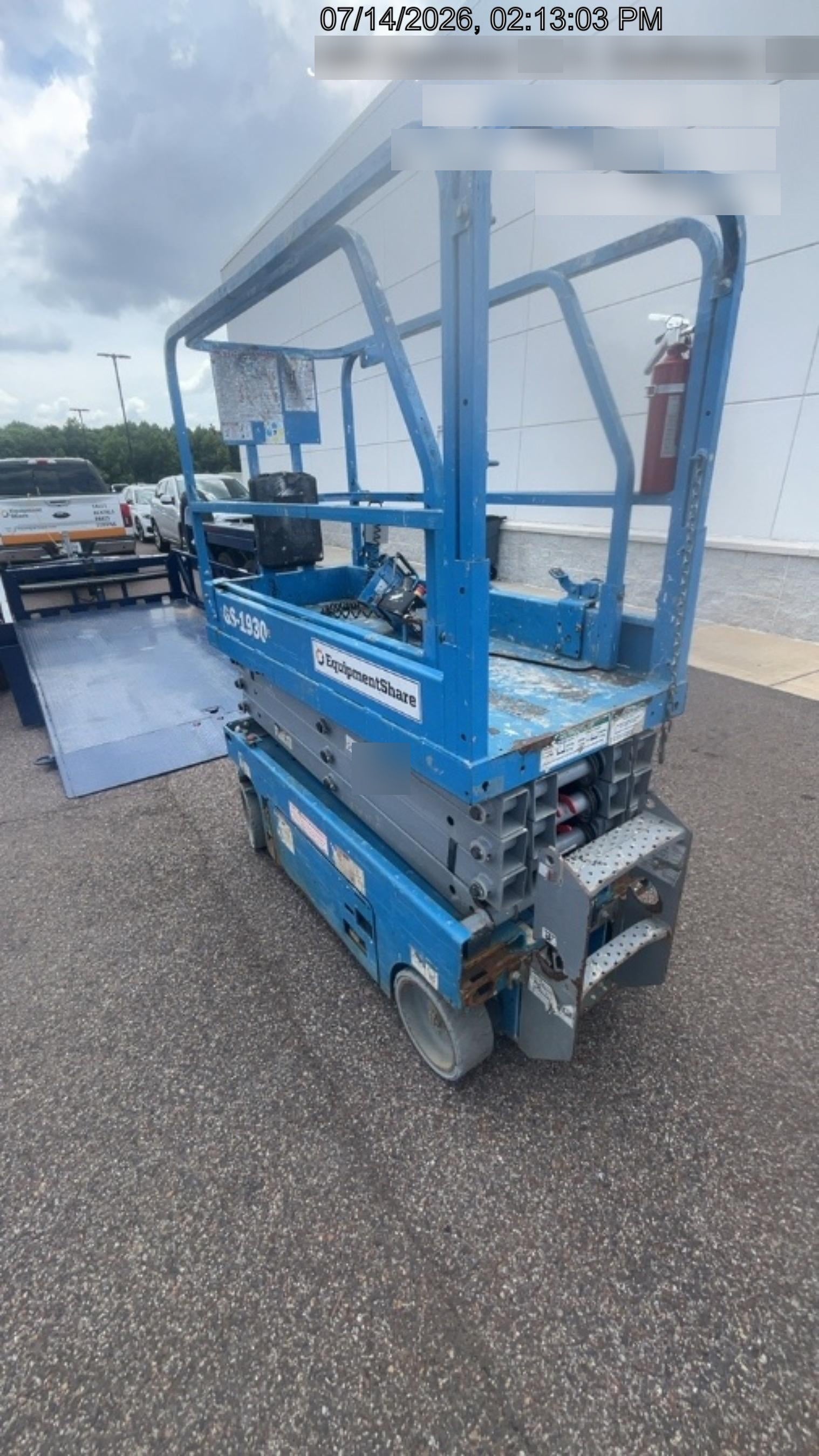 2019 Genie GS-1930 Fixed rails with chain Entry