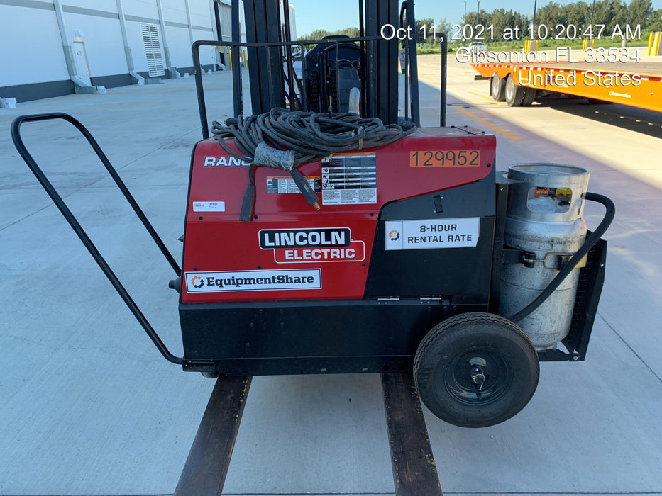 2021 Lincoln Electric Ranger 305 LPG K3430-1, Ranger 305 LPG, Undercarriage, Tank Holder & Strap, 10kw AC Gen, 25hp Kohler LPG Eng