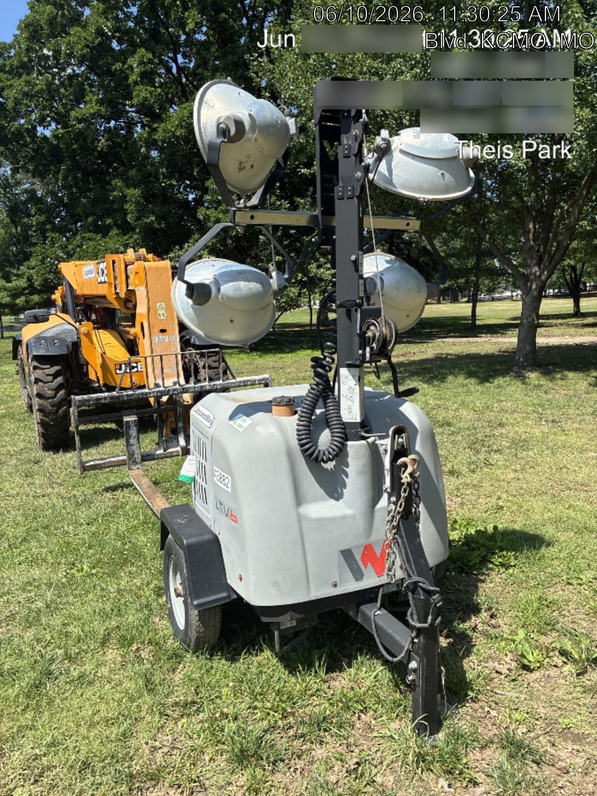 2019 Wacker Neuson LTV6L-MH Wacker Neuson LTV6L Mobile Light Tower w/Fuel Level Sensor Installed