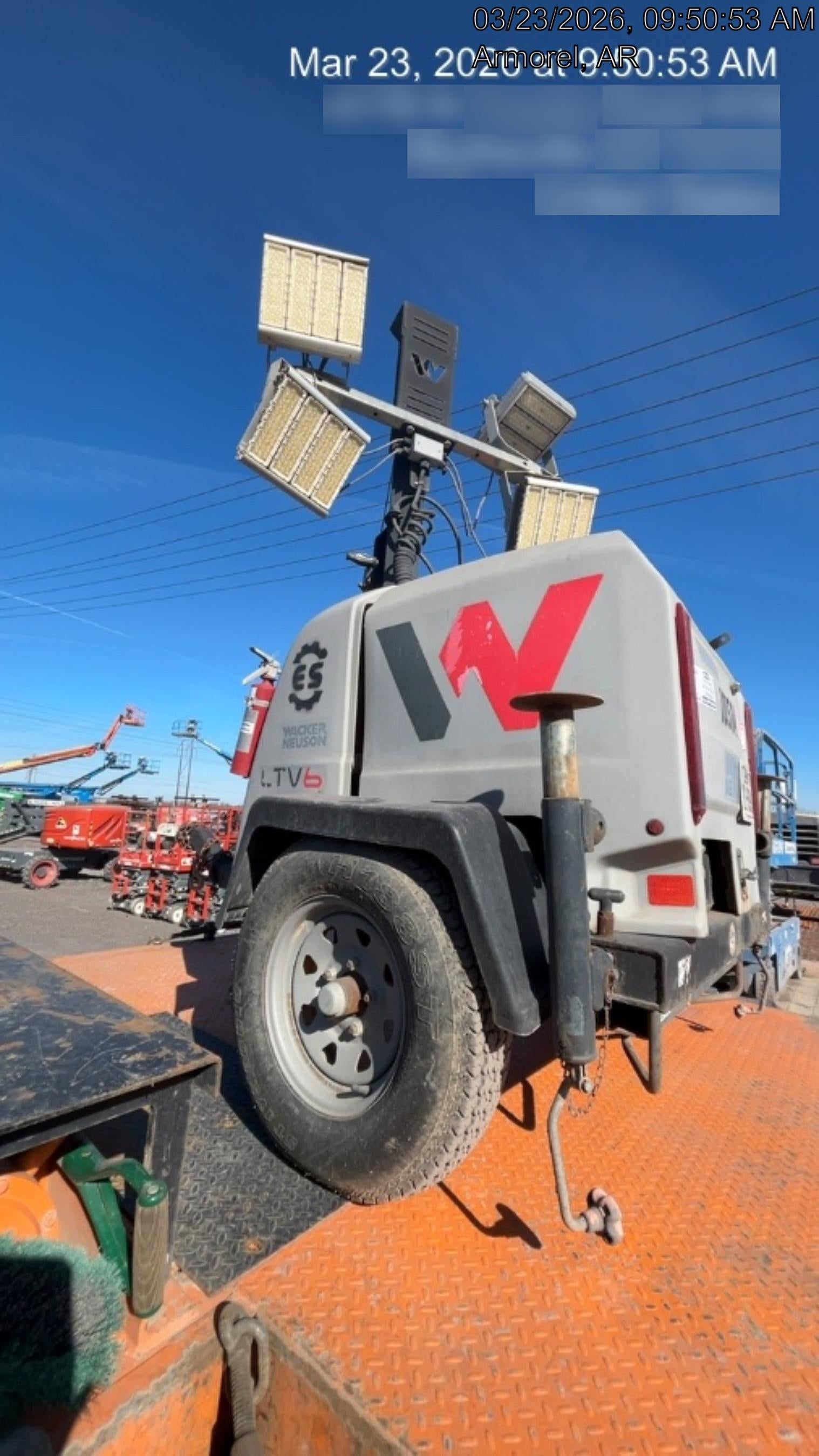 2018 Wacker Neuson LTV6K-LED Wacker Neuson LTV6 Light Tower LED