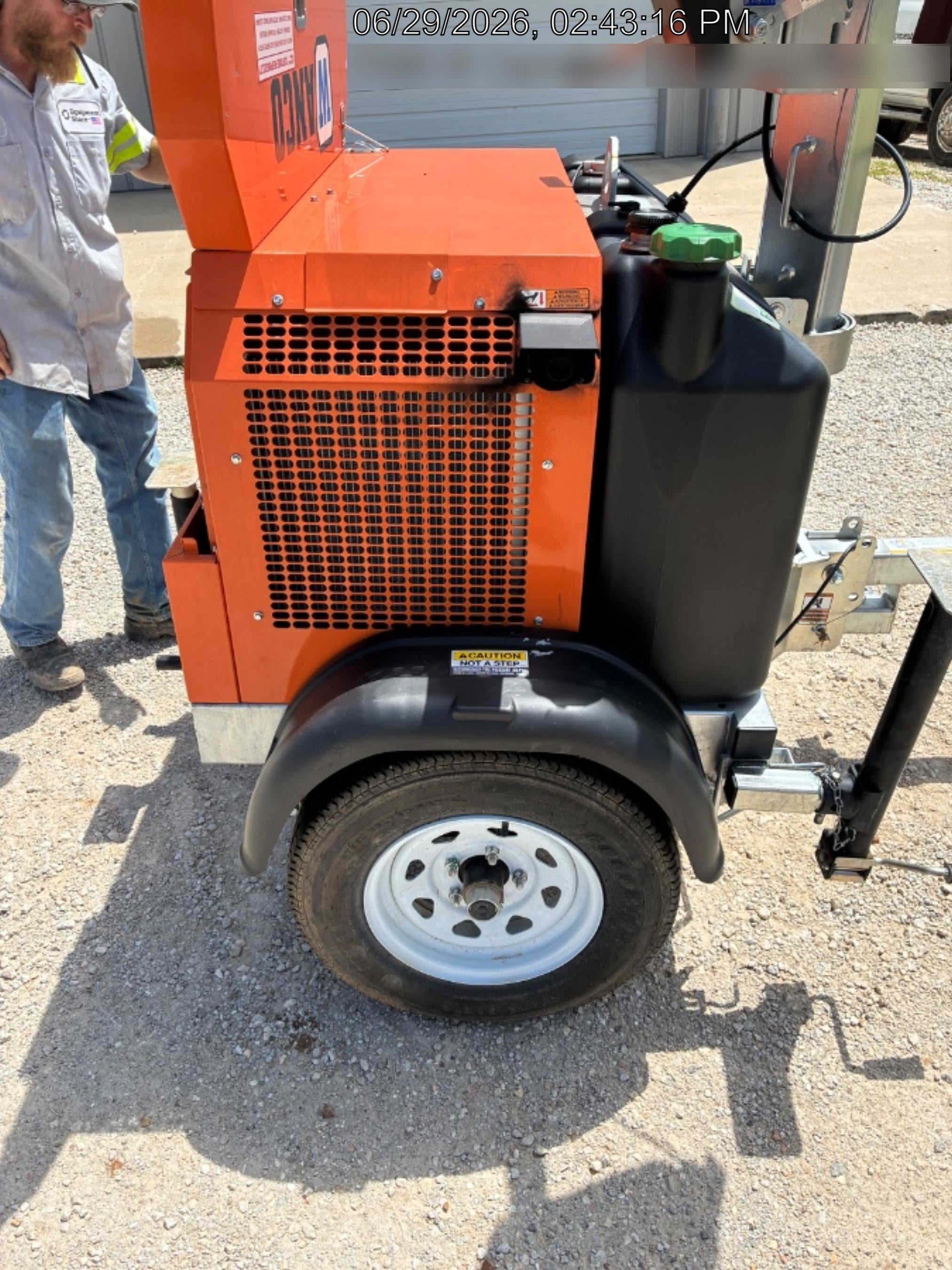 2024 Wanco WLTT-4MM4K Diesel, Deep Sea Controller, Shore Power Plug, Auto Start, (4) 350W LED Floodlights, 4kW Generator, 60 Gal Fuel Tank, 2" Ball, T3
